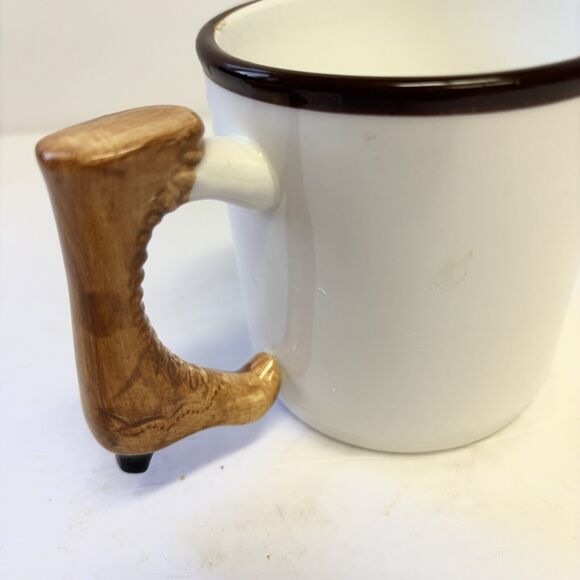 Vintage Lefton Mom & Dad Mugs Boot & Pipe Handles Novelty Cups - Picture 3 of 10